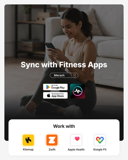 MERACH Exercise Bike, Brake Pad & Magnetic Stationary Indoor Cycling Bike, 270 lb Capacity, Low Noise, App Compatible, Dumbbell Rack, Fitness Courses for Weight Loss